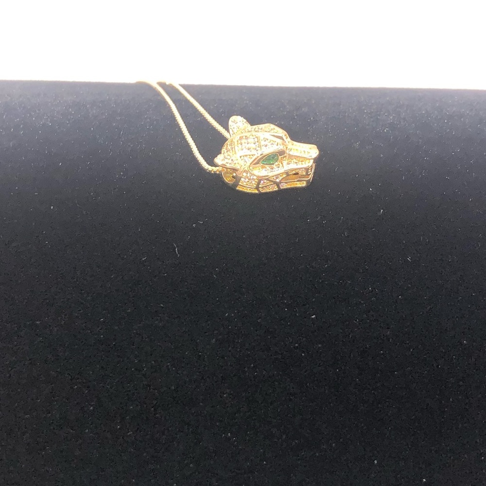 14k Panther Necklace - Picture 8 of 13